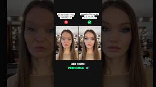 Persona app 😍 Subscription price - $1 #model #beautycare #photoshoot #photoeditor