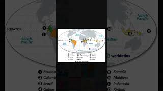 0° Latitude 🌐 Equator Line #facts #upsc #shorts #ssc