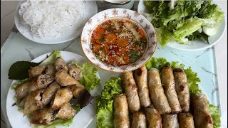 Vietnam Mama Cooking / bún nem rán , món ăn yêu thích của nhiều người,đừng bỏ lỡ khi có thời gian