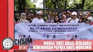 Warga Tebet Jakarta Selatan Deklarasi Kemenangan Pilpres Anies-Muhaimin - Chatnews 08 Maret 2024