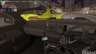 VIRTUAL Tokyo Speedway Traffic Racer! Assetto Corsa + Shutoko Revival Project mod + VR + Wheel