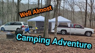 Overnight Camping Adventure. In the Cold (Well Almost)