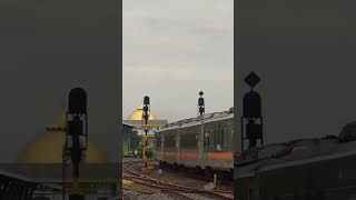 KA SANCAKA ngebut di stasiun tarik #shortsvideo #viral #railway #train