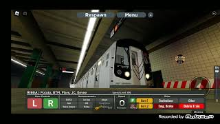 (9/11 Special) PTA 9/11 Shuttle R160 Train Arriving And Leaving Expo Center (Operators POV)