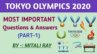 Most important Questions & Answers on Tokyo Olympics 2020 #shorts #Youtubeshorts