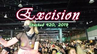 Excision @ Stacked 420 Calgary - (Stabilized footage)