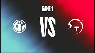 Juego de tramite TT VS IG Game 1 Dia 4 Semana 1 Primavera LPL 2022