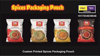 Spices Packaging Materials, Spices Packaging / Phone/Whatsup +917034939048