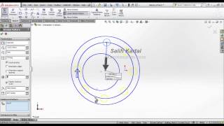 20 - Solidworks 2013 Eğitim - Circular Sketch Pattern Komutu