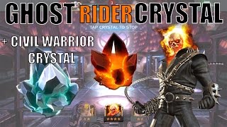 Marvel Contest of Champions | Ghost Rider Crystal Opening + Guaranteed Civil Warrior!