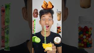 Emoji Eating Show ASMR😍🍏#asmr #mukbang #shorts  #eatingshow #food