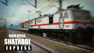 MSTS II Open Rails II Indian Train Simulator High Speed 5 in 1 Shatabdi Express Action !!!!!!!