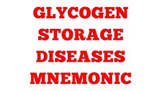 Glycogen storage diseases mnemonic || #Biochemistry