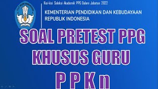 SOAL PRETEST PPG DALAM JABATAN GURU PPKn || PART 1 ||