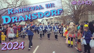 Karneval in Vollton.  Dransdorf, 2024, in 4K (UHD)