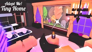 Adopt Me! Aesthetic Halloween Theme -Tiny Home - Tour and Speed Build - ROBLOX