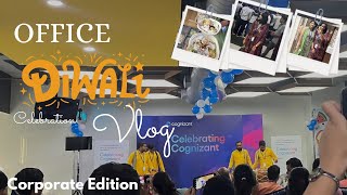 Office Diwali celebration 2024 || corporate wale #diwalicelebration #officeparty #cognizantdiwali