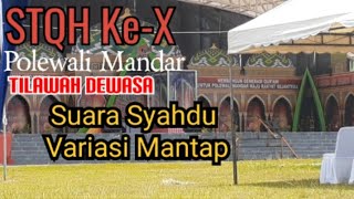 STQH Ke-X || Tilawah Dewasa || Tingkat Kab. Polewali Mandar