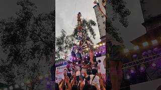 Pushpa Style Salami 😍 Shree Sai Govinda Pathak at Tembhi Naka Thane #dahihandi2024