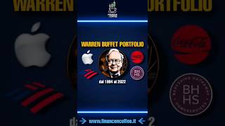 INFOGRAFICA: WARREN BUFFET PORTFOLIO dal 1994 al 2022 #warrenbuffet #investing #trading #business