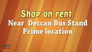 Shop on rent at deccan Pune. 1100 sq ft