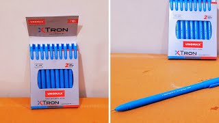 Unboxing and Review of unomax xtron ball pen for students