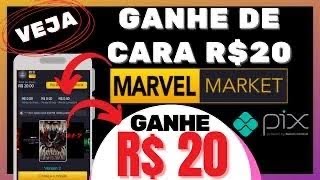 Aplicativo pra ganhar dinheiro / renda extra Marvel market