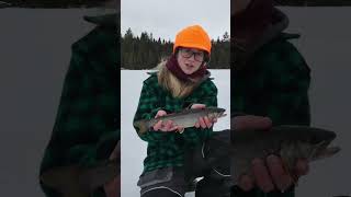 Hoping to be on this pond in less than a week 🎣 🧊 #icefishing #maine #offgrid #catchandcook