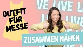 🔴 LIVE um 19 Uhr: Ihr entscheidet, was ich nähe! Messe-Outfit, Cardigan oder Upcycling? 😱👗"