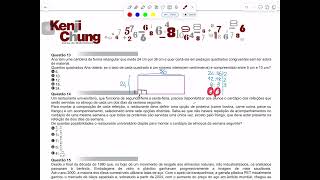 Q13 Ana tem uma cartolina de forma retangular que mede 24 cm por 36 cm e quer cortá-las em pedaços