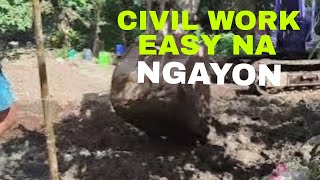 NAPAKADALI NA NGAYON NG CIVIL WORK SA MGA HEAVY EQUIPMENT