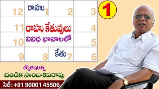 రాహు కేతువులు వివిధ భావాలలో // Rahu ketu in different houses // Chandika World // Cell: 9000145506