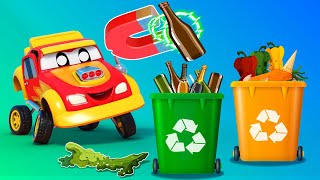 Masina de curse invata sa recicleze  | InventatTom camionul de tractari | Car City World App