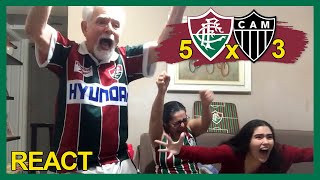 FAMÍLIA TRICOLOR REAGE A 5 FLUMINENSE X 3 ATLÉTICO MG - CAMPEONATO BRASILEIRO 2022