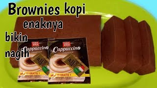 Brownies kukus cappuccino takaran sendok//Cappuccino coffee brownie