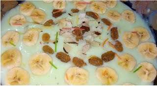 Banana custard Recipe ||How to make banana custard by Muskan beauti life