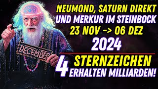 Zwischen dem 23.11. und dem 6.12.: DIESE 4 ZEICHEN VERABSCHIEDEN SICH VON FINANZIELLEN SORGEN!