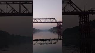 Keane bridge at the Sunset, Sylhet, BD