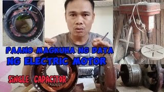 Paano mag REWIND ng ELECTRIC MOTOR (Part 1)