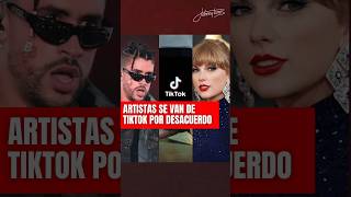 ¿Porqué ya no podemos usar canciones de Bad Bunny, Taylor Swift o J Balvin en Tiktok?