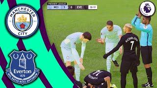 Man City vs Everton ● Premier League Highlights - eFootball 2022 Prediction | PEStation