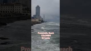 An der Ufer Promenade dem Beach in Sri Lanka,  Colombo.Wir bleiben 1 Woche auf Sri Lanka