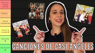 CALIFICANDO CANCIONES DE CASI ÁNGELES 🙌🏻💖 | Bel ✨