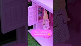 #barbie #dreamhouse #tour #mini #barbiemovie #barbieland #toys @Mattel#slothmotion #doll #new #fun