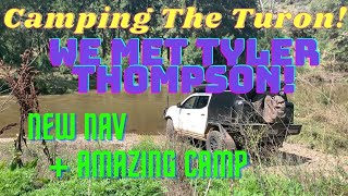 WE MET TYLER THOMPSON IN THE BUSH! CRAZY RIVER CROSSING!  Riverside Camp! +Camp Cook! | Turon [2/2]