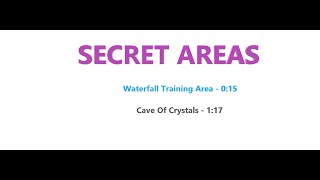 *SECRET* areas in animal simulator roblox(Waterfall Training Area,Cave Of Crystals)