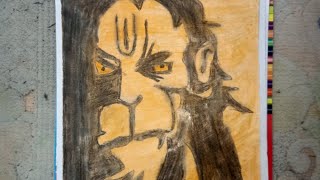 angry hunmanji drawing/#viral/#shorts/#trending