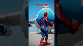 SPIDER-MAN DESTROY THE CARGO PLANE ✈️ | #gta5 #youtubeshorts #shortsfeed #shortvideo