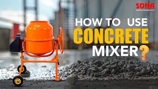 Mini Concrete Mixer | How to use mini concrete mixer? Best Mini Concrete Mixer