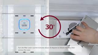 Soporte LG España - Reemplazar el filtro de aire de tu Frigorífico LG con French Door